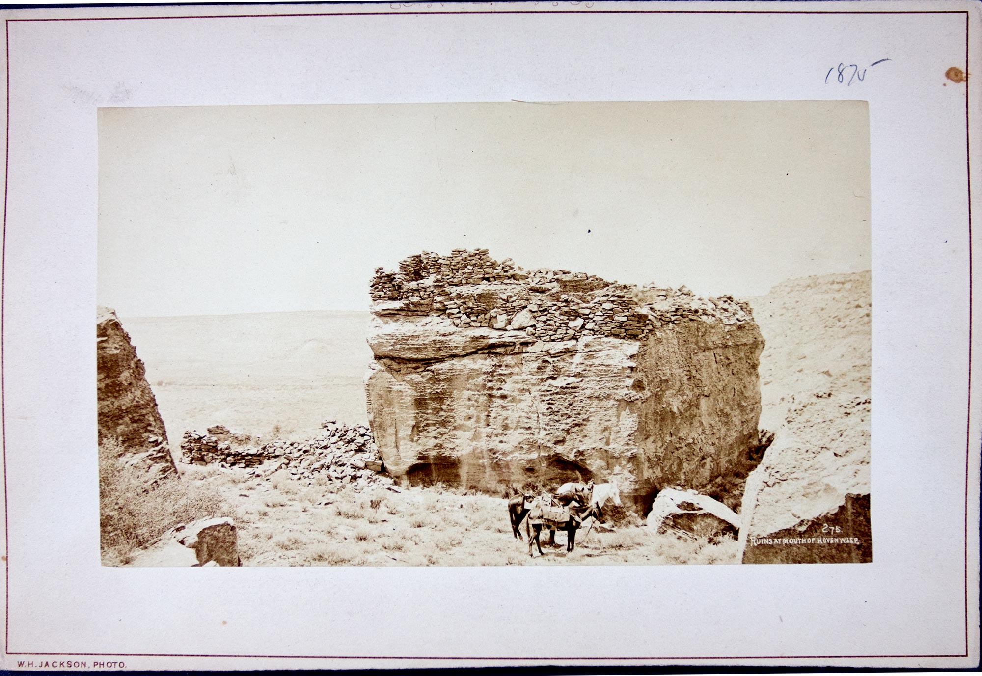 Ruins at the Mouth of Hovenweep, 1875