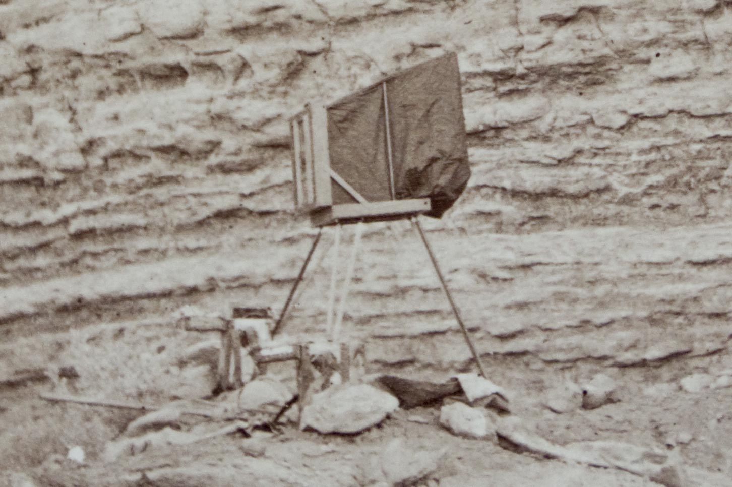 Box Camera on Tripod