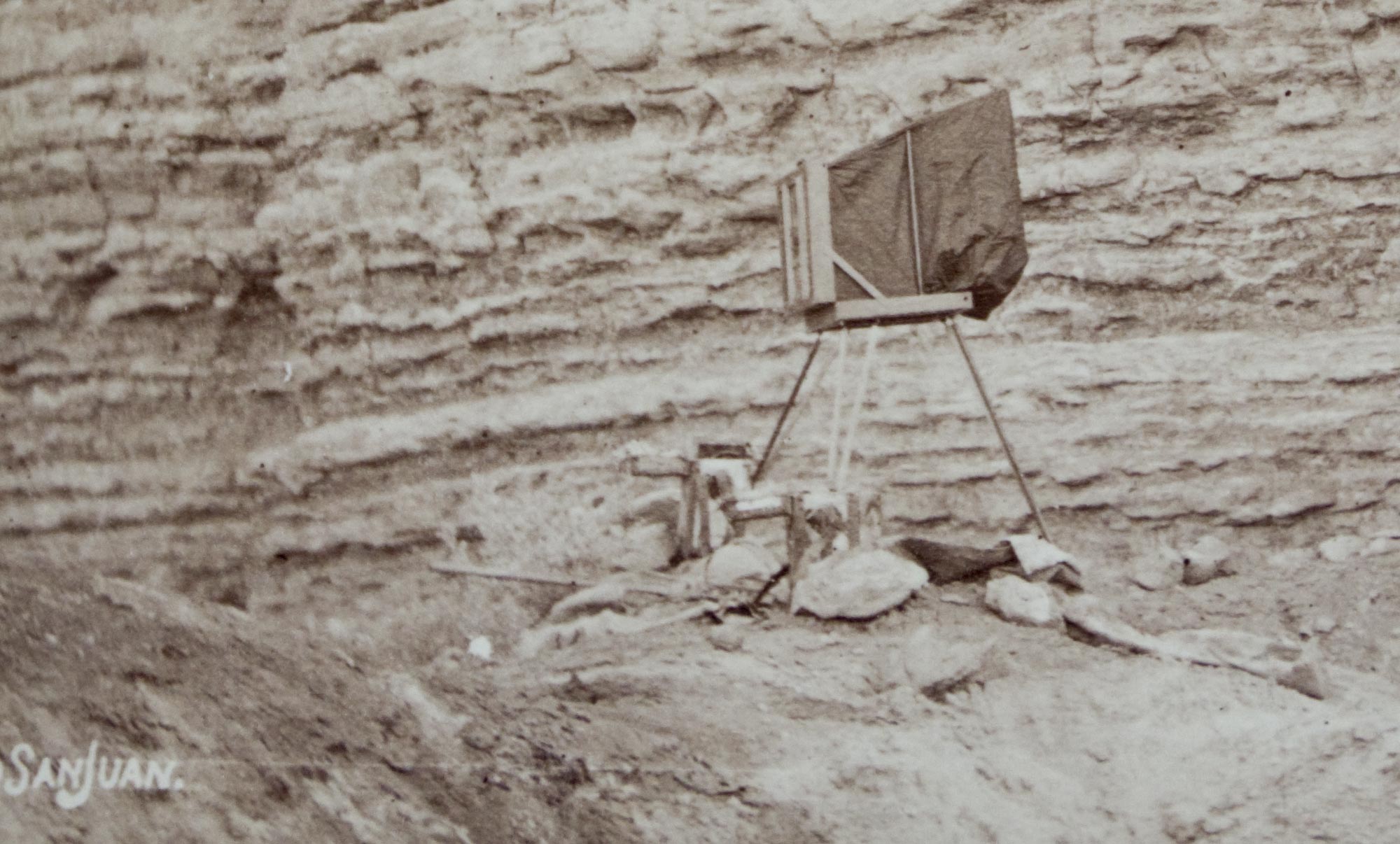 Box Camera on Tripod