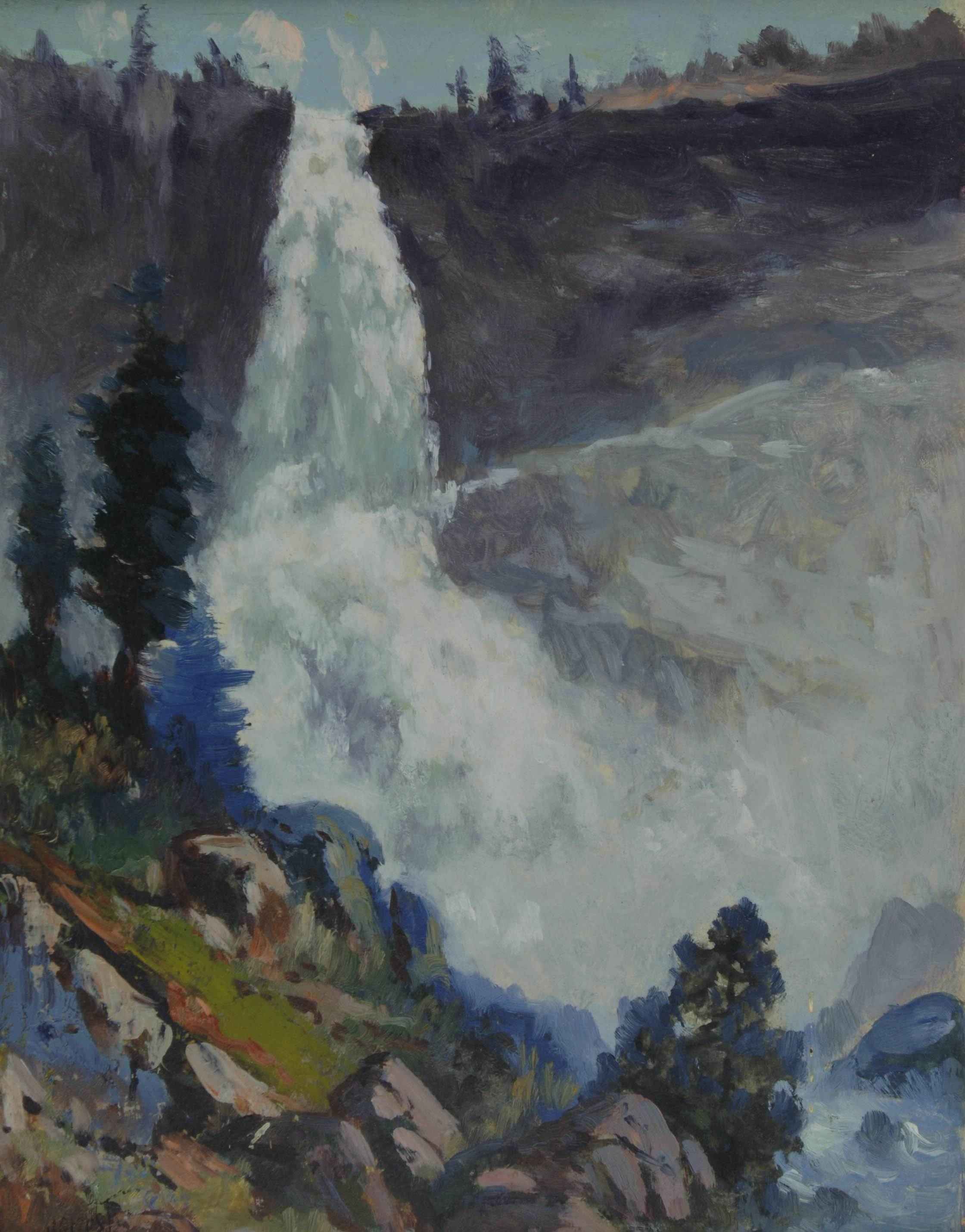 Painting Nevada Falls