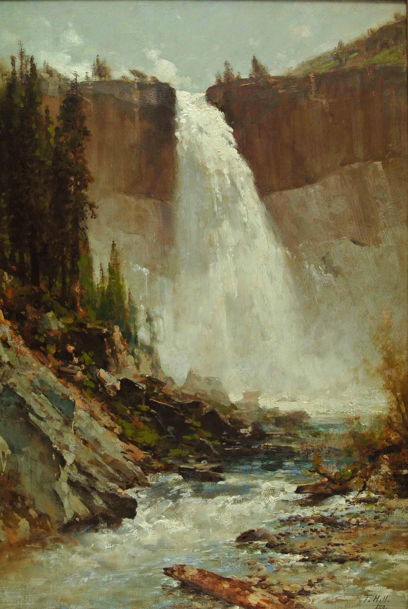 Painting of Nevada Fall