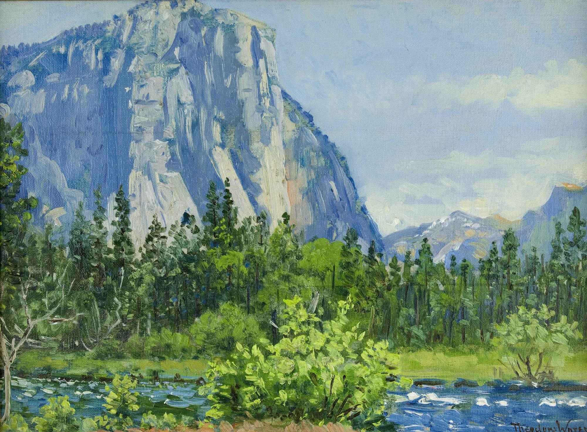 Painting El Capitan, Yosemite