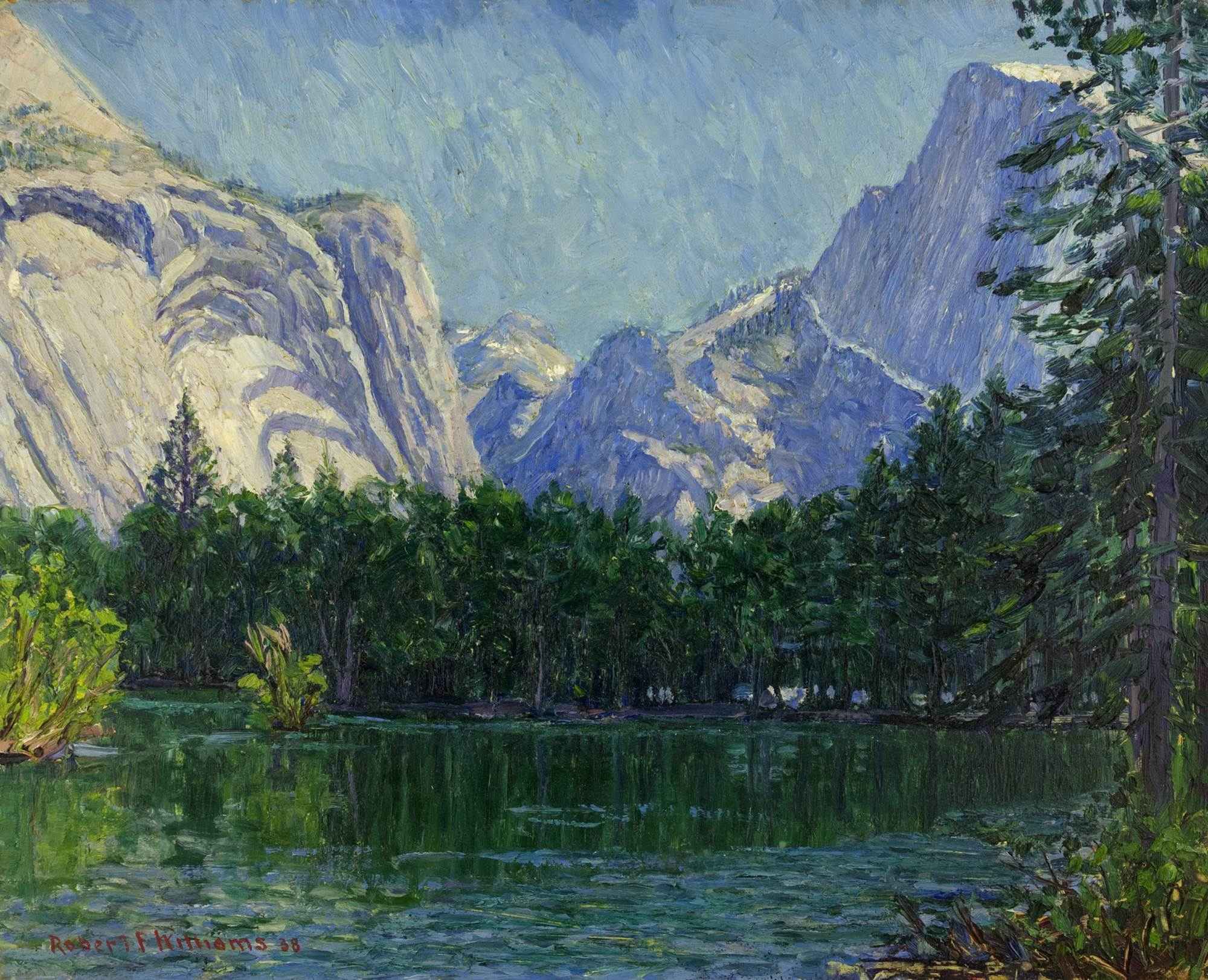 Painting Half Dome, Royal Arches - Merced River