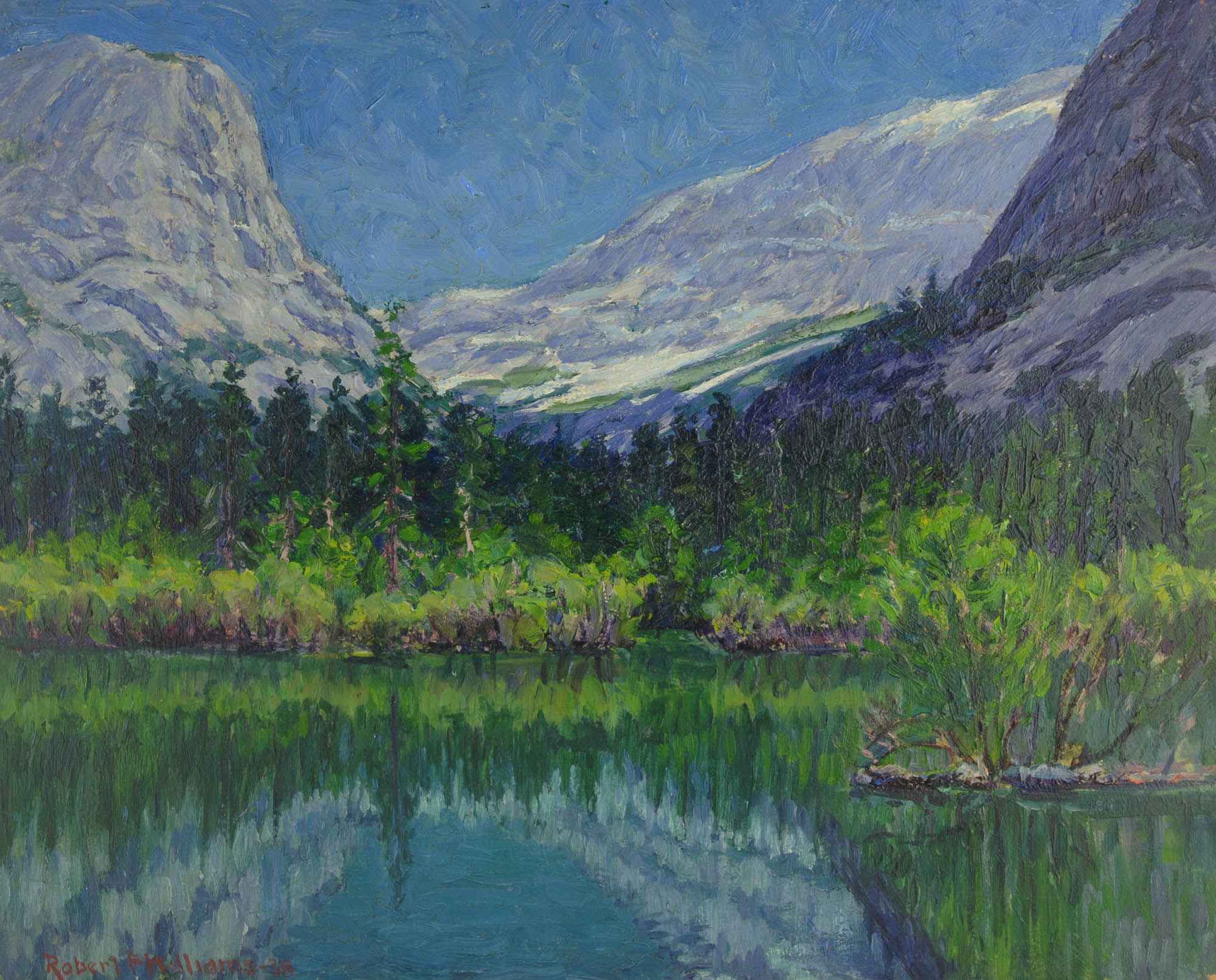 Painting Mirror Lake - Yosemite
