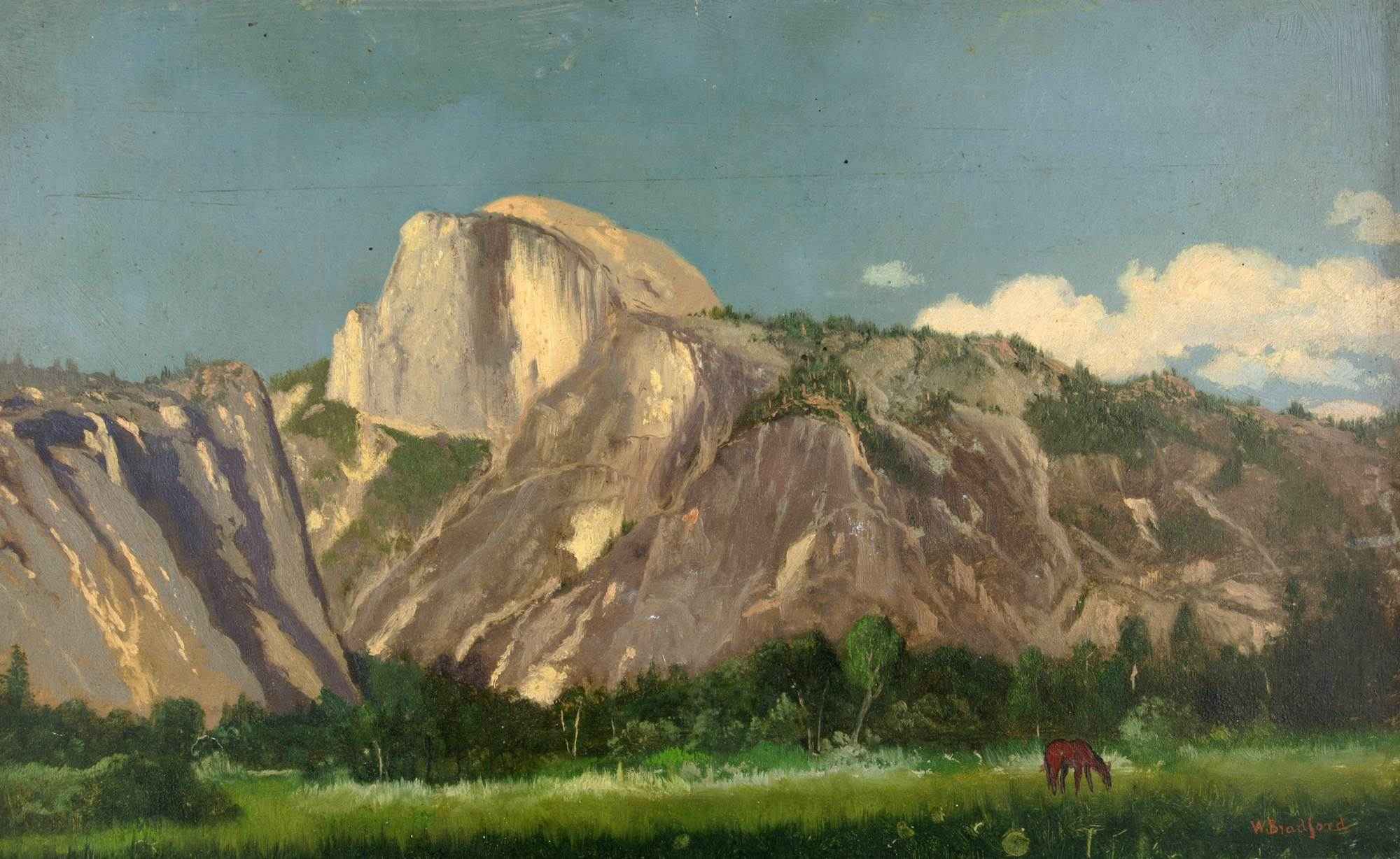 Painting Half Dome and Meadow