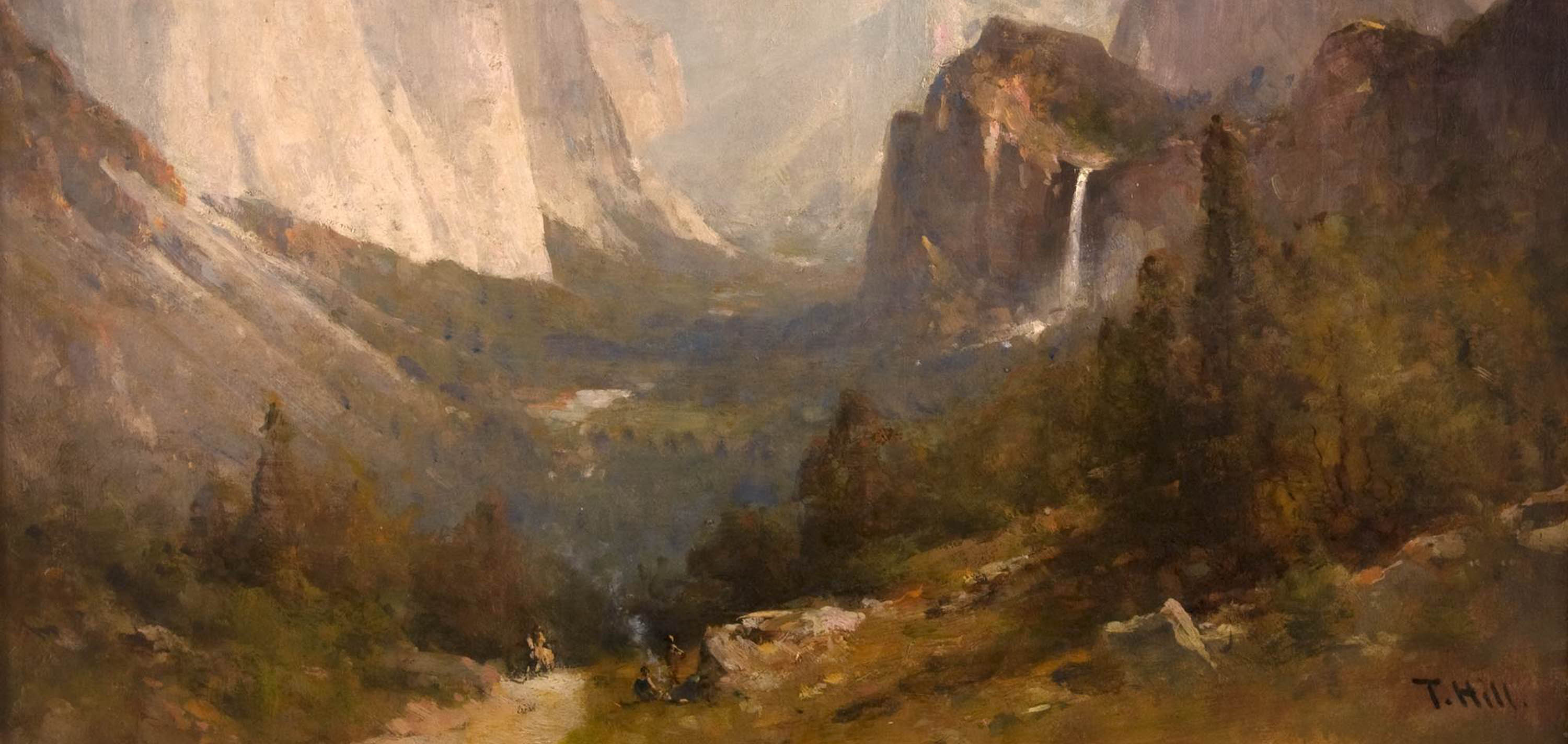Painting of View from Inspiration Point by Thomas Hill