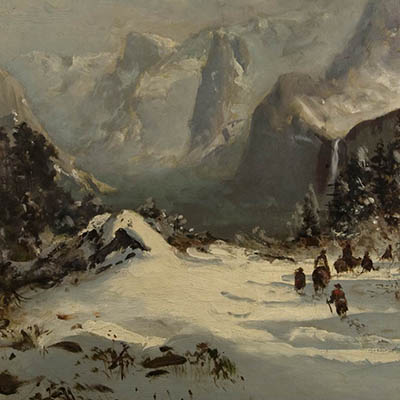Winter Scene at Yosemite