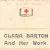 Clara Barton And Her Work Pamphlet 