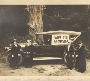 Members of the Women’s Save the Redwoods League in 1919.
