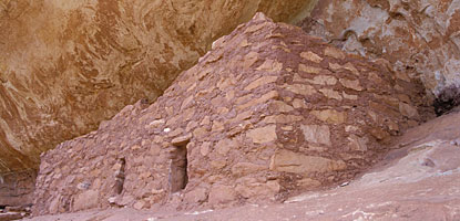 One of the structures at the Horsecollar Ruin site One of the structures at the Horsecollar Ruin site