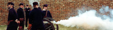 Artillary demonstration at Fort Washington Park