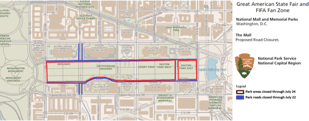 Figure 1 Parkland Closures