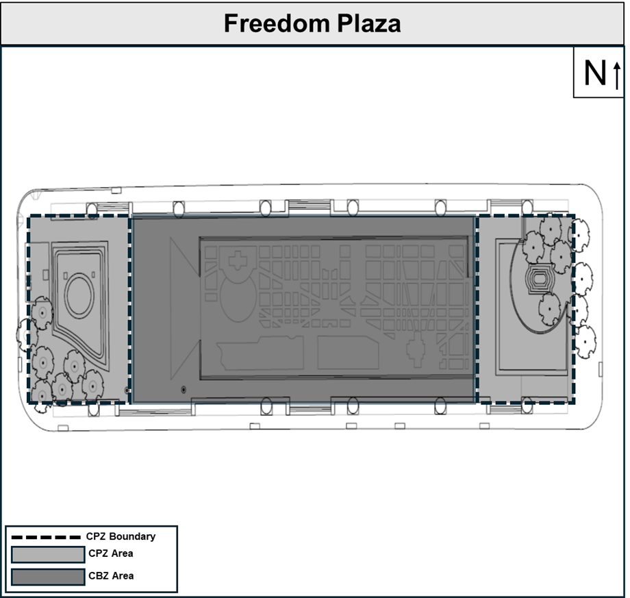 Freedom Plaza and Pulaski Park