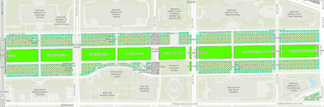Mall Turf Closure Map