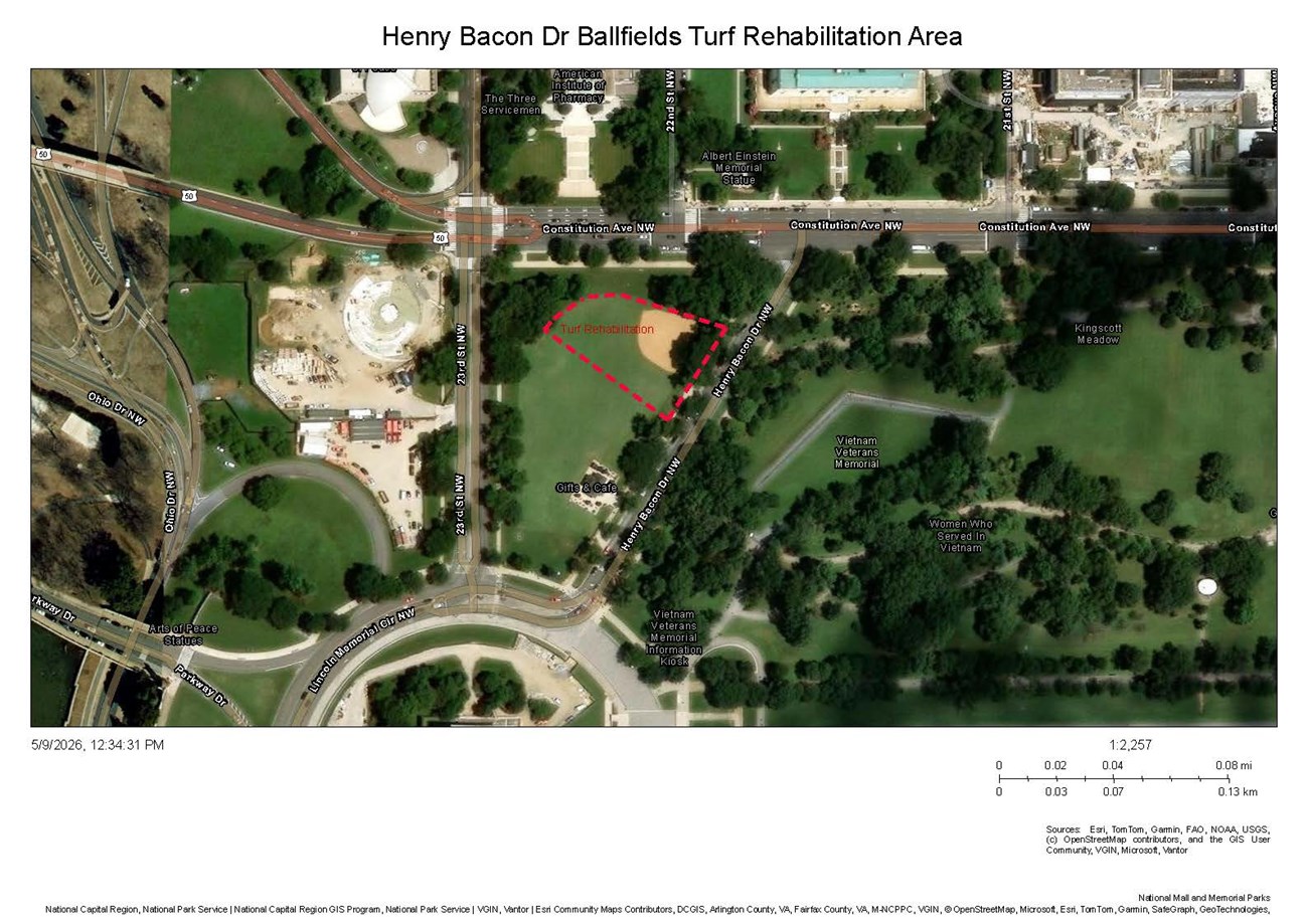 Map_Turf Rehabilitation Henry Bacon Ballfield 1