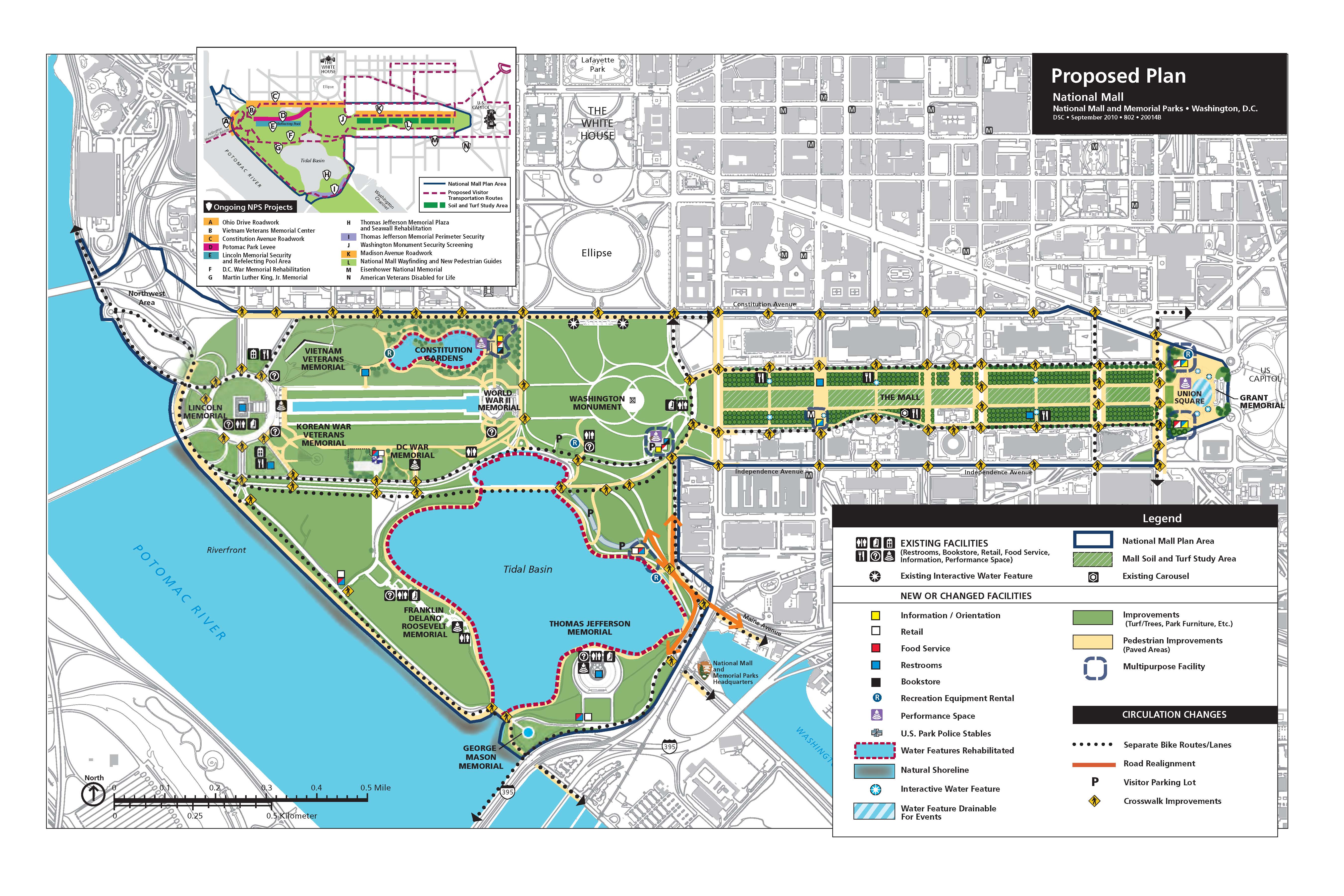 National Mall Maps & Guides