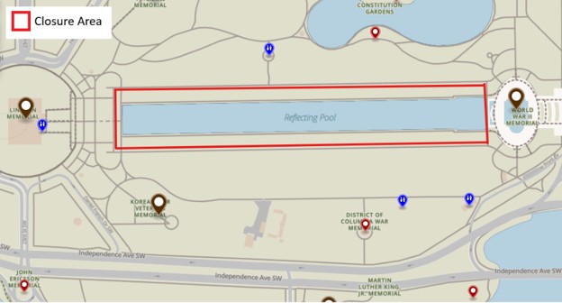Reflecting Pool Closure