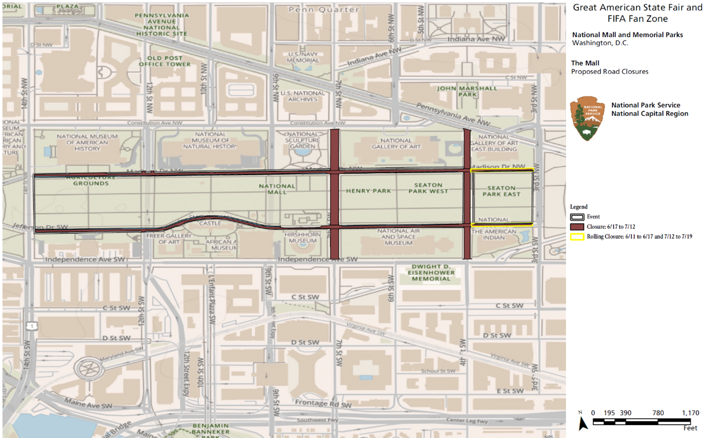 Road Closure Map