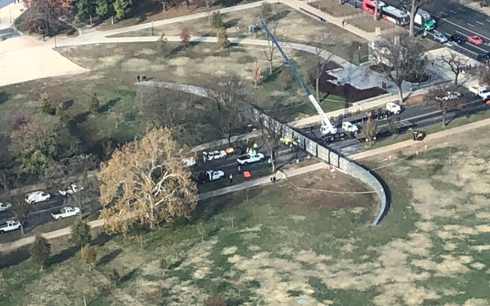 17th Street levee aerial