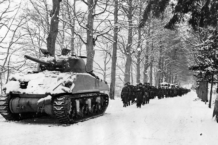 Tank in snow