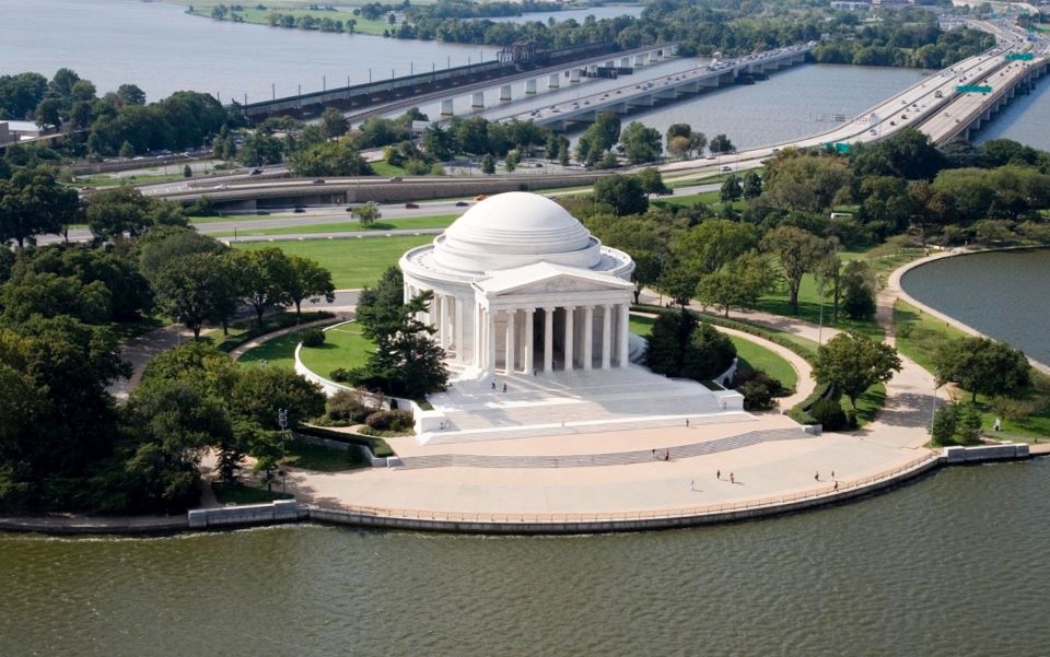 Jefferson Memorial NPS Photo aerial summer crop web Aerial view of the Thomas Jefferson Memorial