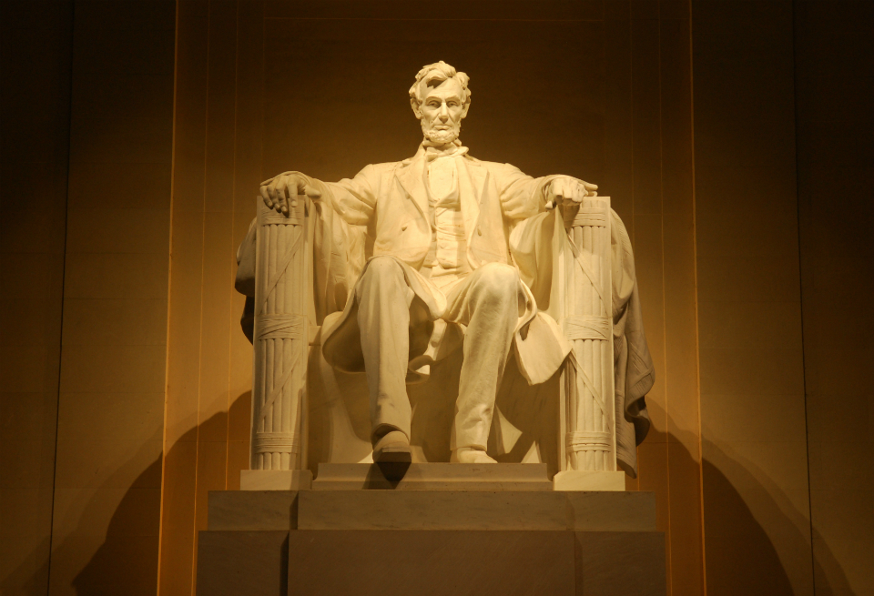 Abraham Lincoln Statue at Lincoln Memorial, DC