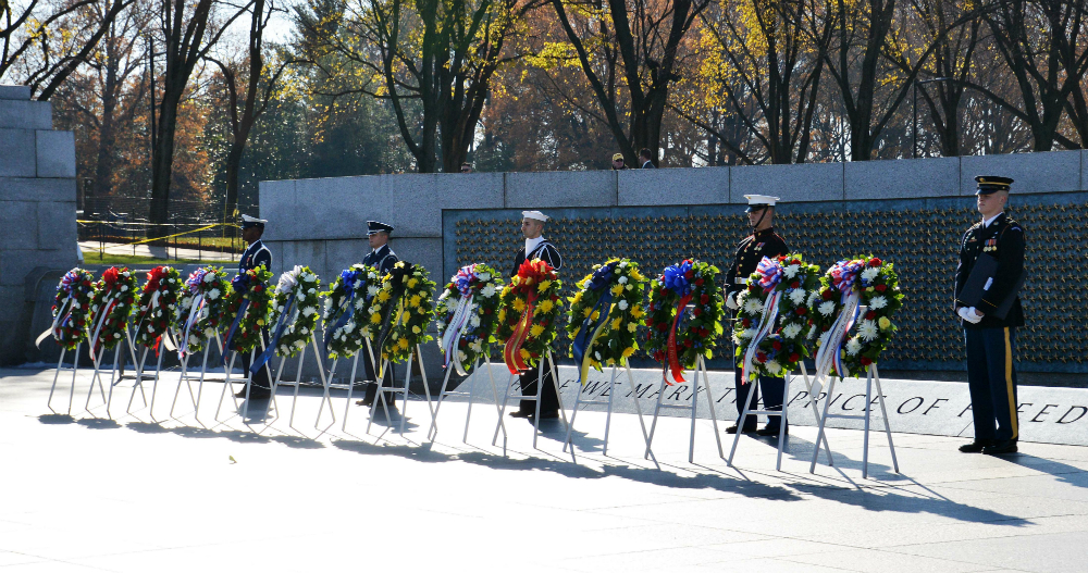 Photo of Veterans at Pearl Harbor Remembrance Day