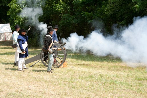 Firing at bicentennial commemoration