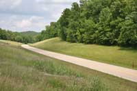 The Natchez Trace Parkway at milepost 313 in Alabama.