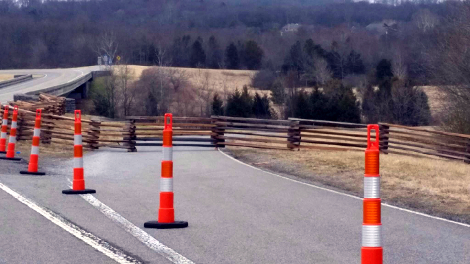 TN 100 ramp closed at northern terminus