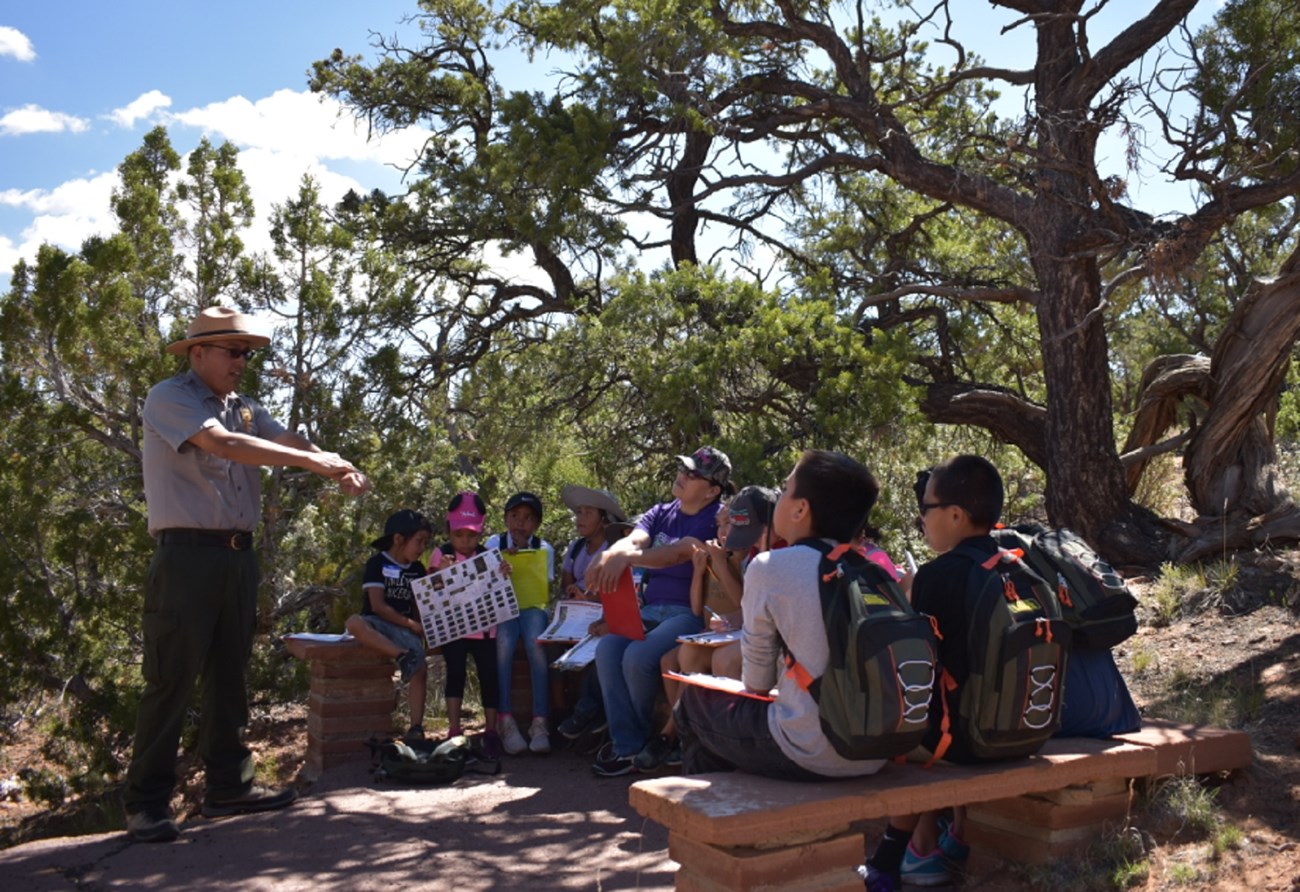 Ranger Caleo at Junior Ranger Camp