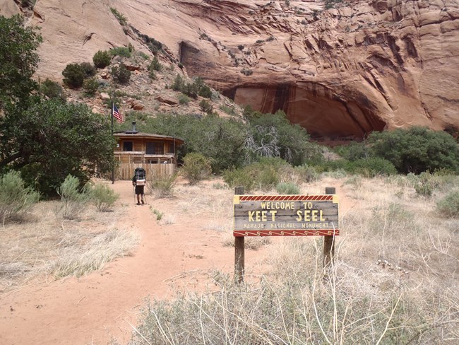 The ranger station at Keet Seel