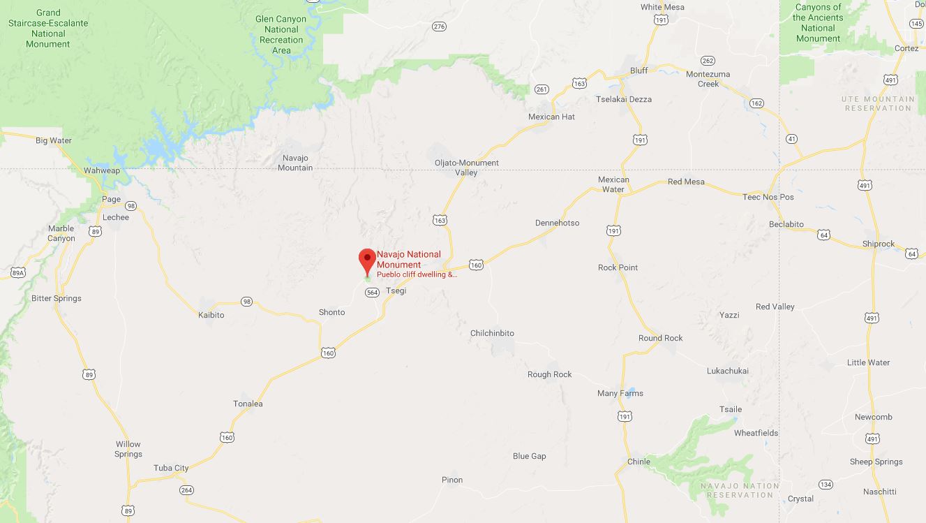 Navajo National Monument Map Maps - Navajo National Monument (U.s. National Park Service)