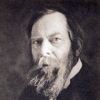 Black-and-white photo of Albert Pinkham Ryder