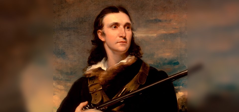 Edited painted portrait of John James Audubon 1826