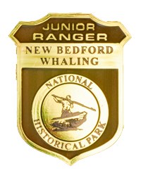 Image of New Bedford's Junior Ranger Badge Image of New Bedford's Junior Ranger Badge