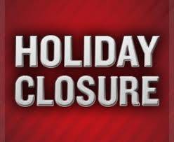 Holiday Closures Holiday Closures