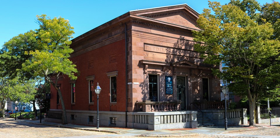 Side and partial front view of the parks visitor center