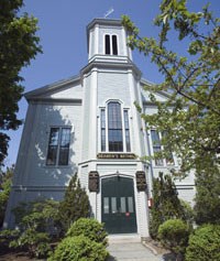 The exterior of the Seamen's Bethel