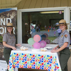 rangers celebrating the Centennial rangers celebrating the Centennial