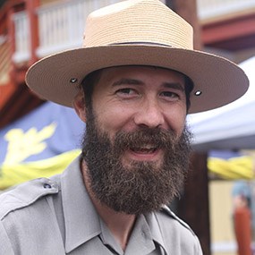 close up of park ranger