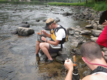volunteers assisting with LTEMS