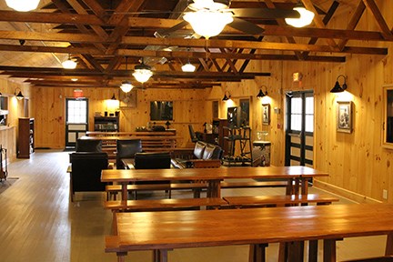 Camp Brookside Mess Hall interior