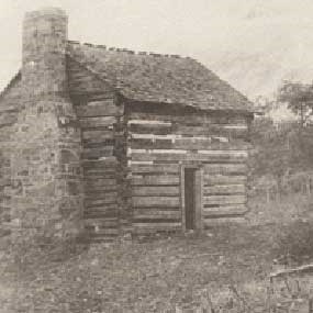 Cabin by the New River, where Mary & William lived out their years after Mary's return from captivity