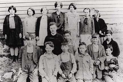 School children at Nuttallburg
