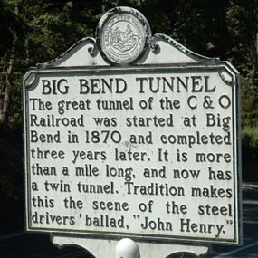 Big Bend Tunnel sign