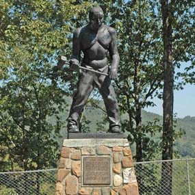 John Henry statue