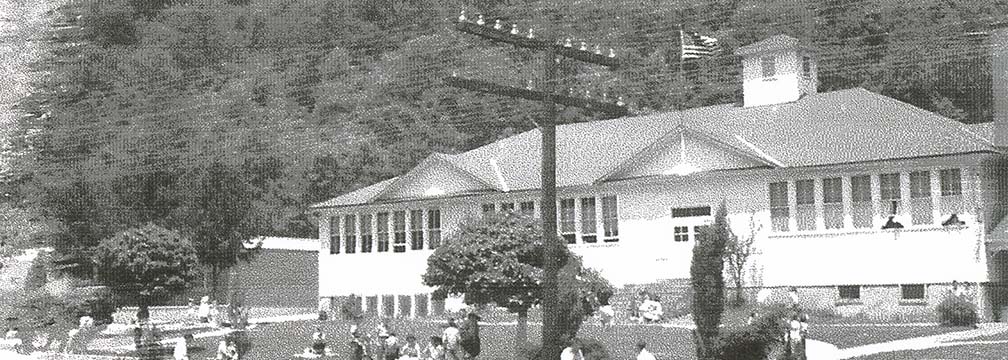 historic photo of an old school