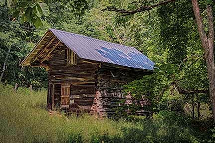 large two story wood barn