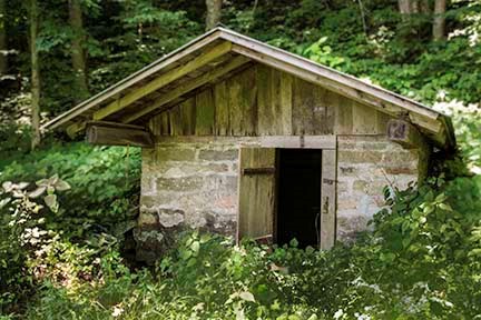 small stone building